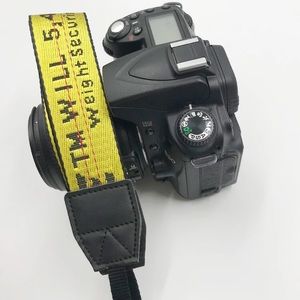 COPY - **YELLOW** Off White Camera Strap
